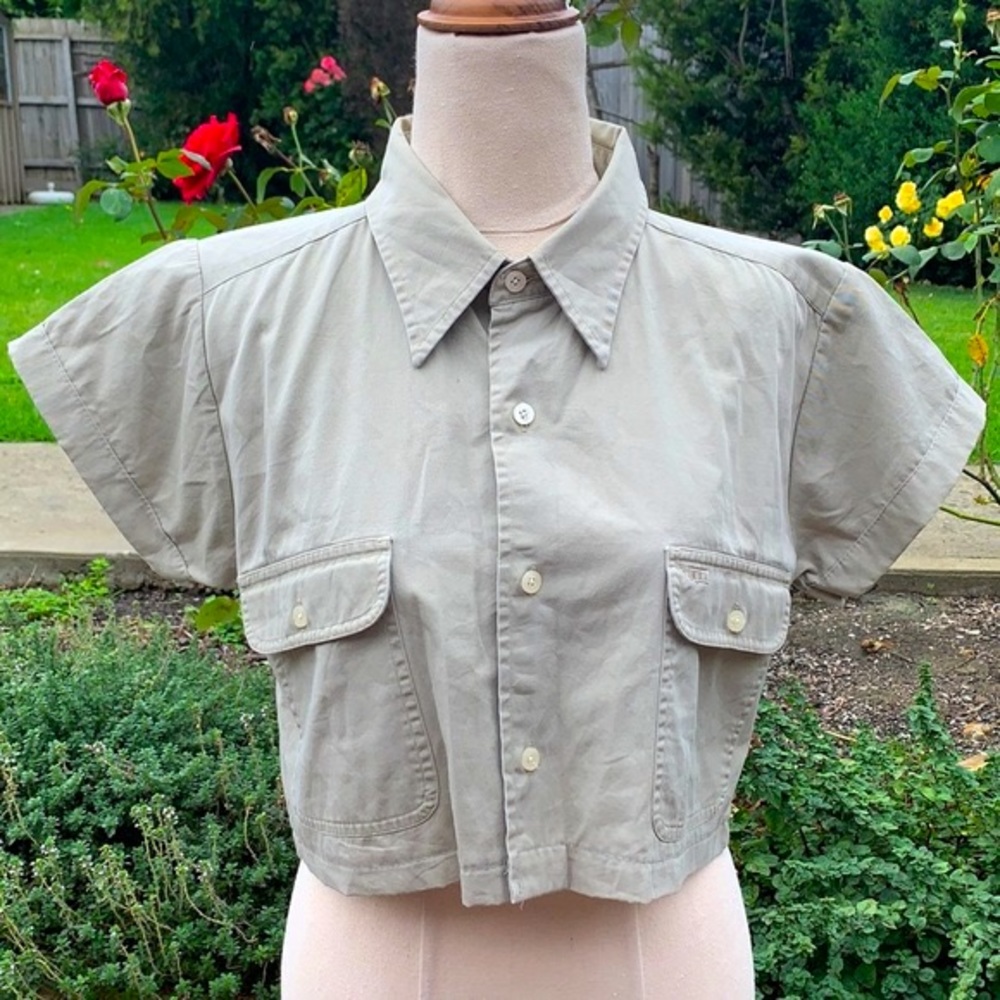VINTAGE | Alexander Julian reworked crop shirt - Picture 2 of 6